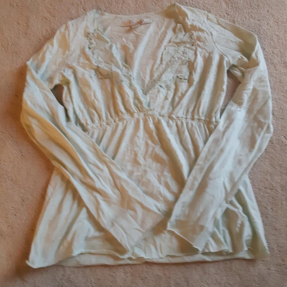 Light blue blouse